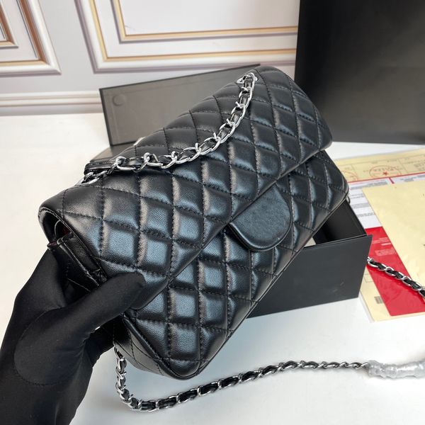 

2023 classic ladies chain flap shoulder tote bagfashion women crossbody bags shoulder flap black purses classic ladies designer luxury ladie