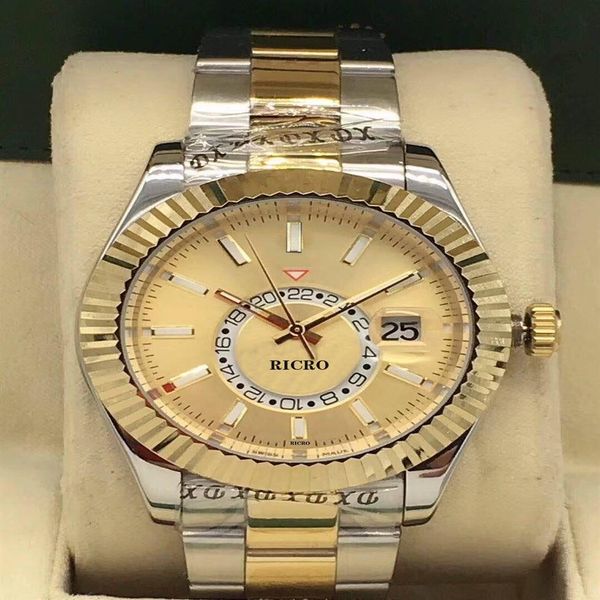

men's automatic watch 40mm 2813 mechanical movement 316 fine steel super luminous leisure sports designer watch286e, Slivery;brown