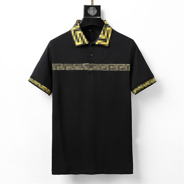 

men's t-shirt trend designer men's casual polo shirt long sleeve t-shirt solid color t-shirt sweatshirt sportswear t-shirt #05, White;black