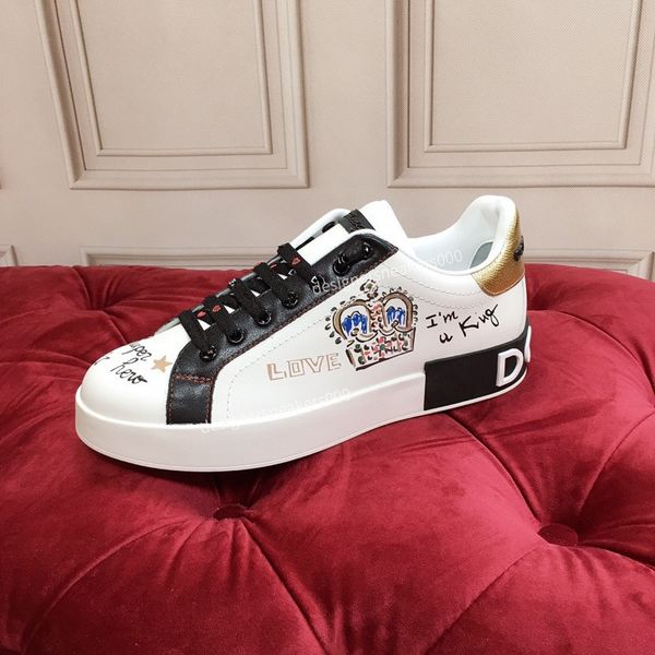 

2023 luxury men low sneakers shoewomen casual shoes genuine leather shoes lace up designer women and men, Black