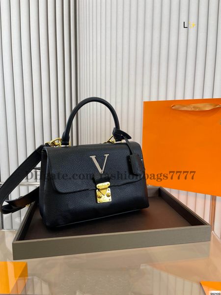 

women designers bag messenger bags luxury purses genuine leather womens handbags metal lock letter print fashion shoulder bag crossbody tote