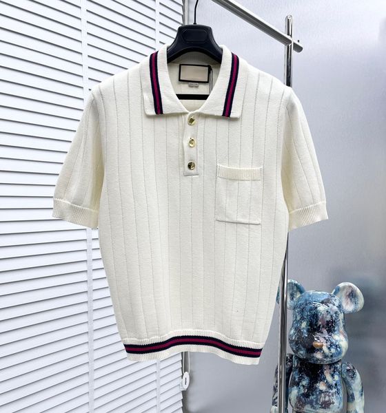 

men's plus tees & polos round t-shirt plus size neck embroidered and printed polar style summer wear with street pure cotton 7gr45, Black;brown