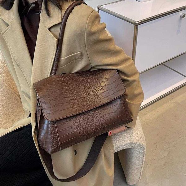 

leather women ladies color 2023 large capacity tote vintage shoulder handbags simple pu wide solid straps crossbody bags