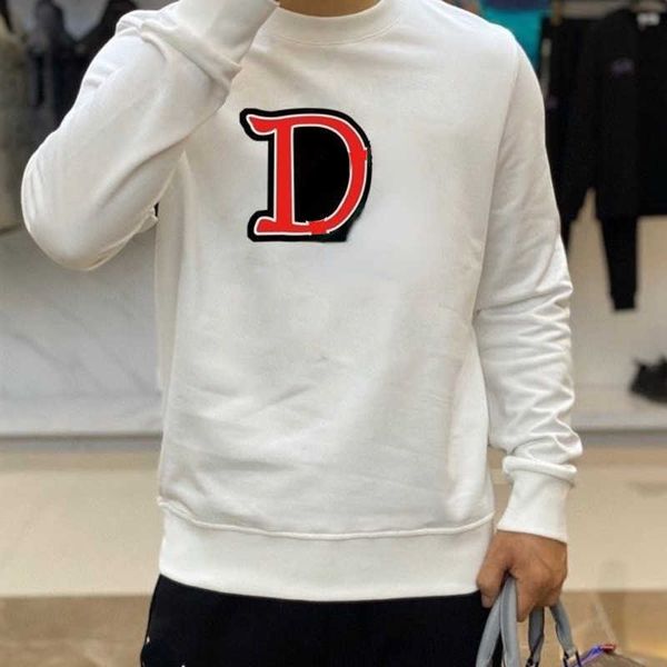 

d autumn winter g sweatshirt designer sweater men women plush pullover coat warm comfortable long sleeved sweaters hoodie, Black