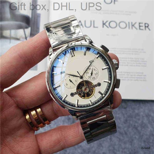 

mechanical luxury brand waterproof automatic watch wristwatches men's business timepieces 93kz, Slivery;brown