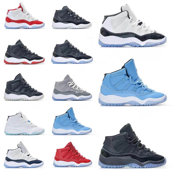 

wholesale 11s kids shoes designer cherry 11 basketball sneakers boys cool grey cherry bred space jam basketball shoes baby kid youth toddler