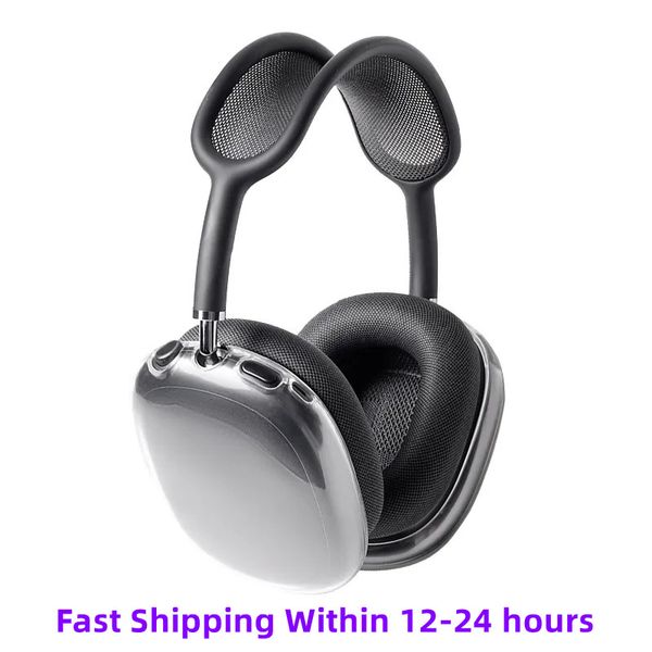

for airpods air pods max headphone accessories original quality 1-1 with anc headphones max transparent tpu waterproof protective cover airp