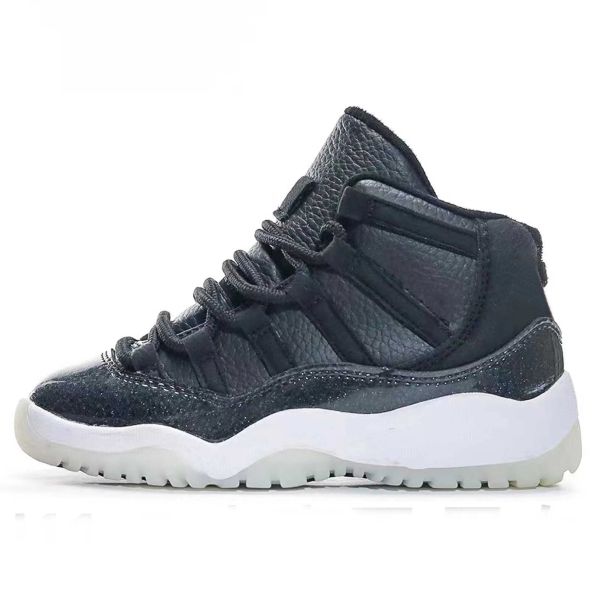 

outdoor shoes designer children basketball kids shoes baby 11 11s xi cherry bred cool grey concord unc win like for toddler sneakers fashion, Black