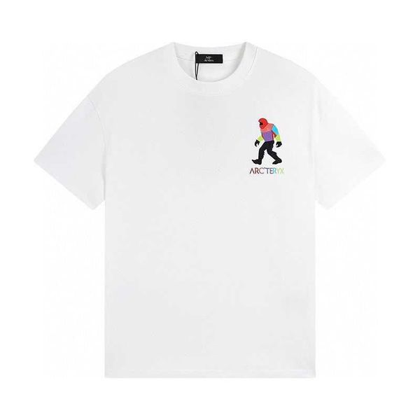 

arc t shirt for men arcterxy tees the correct version of print t shirt short sleeve couple loose round neck simple backing shirt fashion lab, White;black