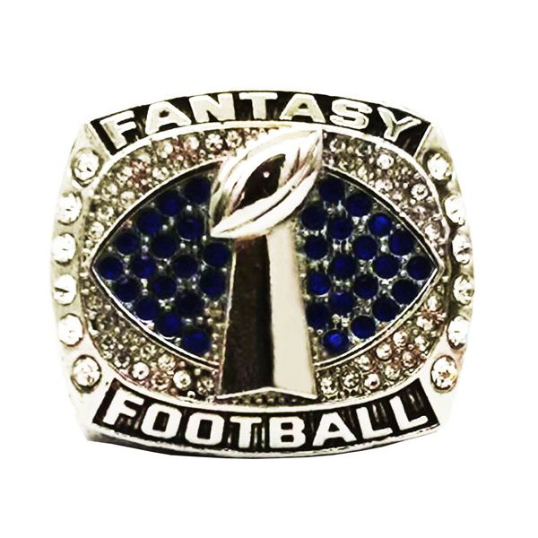 

2021 fantasy football ring big heavy championship ring full size, Silver