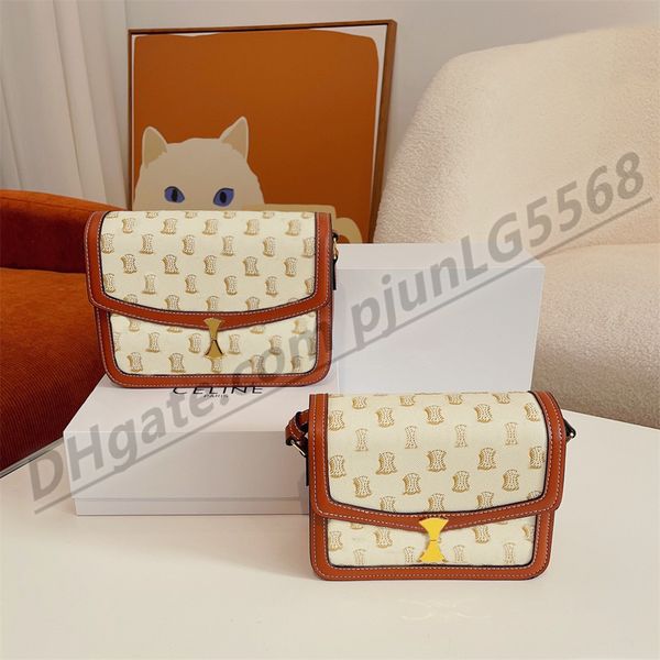 

fashion real leather bag women's men's logo printed cow leather envelope bag luxury handbag designer fashion channel plain pattern