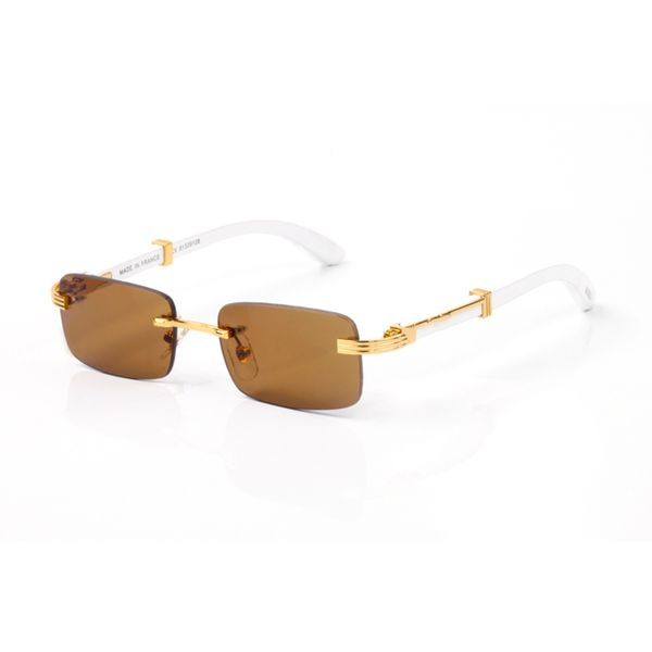 

mens designer polarized sunglasses woman optical frame carti glasses rimless gold metal buffalo horn glasses eyewear clear eyeglasses occhia, White;black