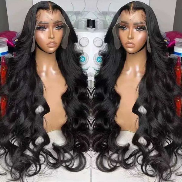 

front lace wig 13x4lace front wigs human hair wig230323, Black