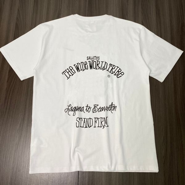 

23ss summer usa vintage men tee graffiti print t shirt men streetwear casual cotton tshirt, Black;brown