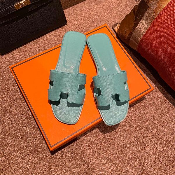 

flats oran sandal women summer slippers patent leather lychee crocodile skin maroon fonce khaki triple white brown classic black women slide