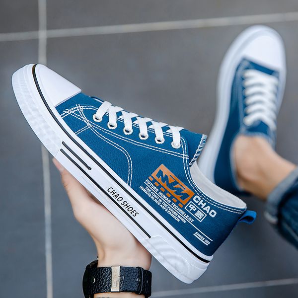

sneakers men's canvas shoes designer hiking shoes sport black blue platform spring summer autumn flat casual rubber trainers for male f