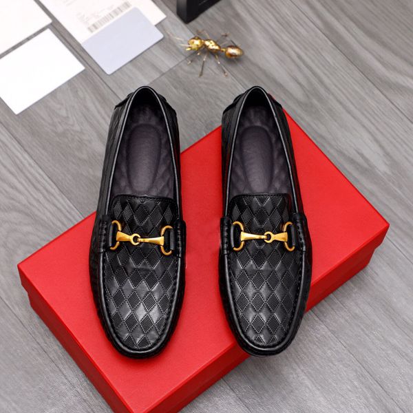 

new 2023 men formal dress shoes masculino elegant black suit designer flats men's brand casual office loafers size 38-44