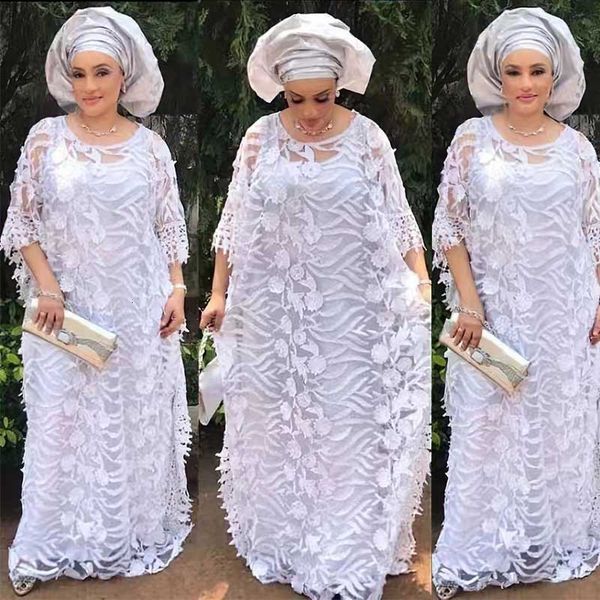

ethnic clothing african robe dress for women muslim abaya middle east burqa dresses mesh hollow out white lace clothes africa boubou plus si, Red