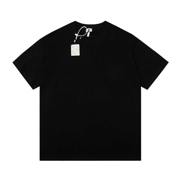

cool shirts classic basic 3d emboss print men's and women's os loose high version t-shirt short sleeve, White;black