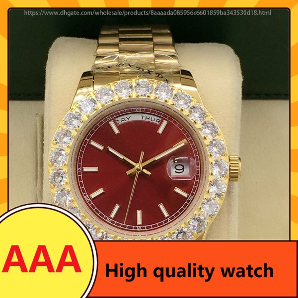 

men's 904l stainless steel waterproof automatic mechanism waterproof watch 41mm-rlx-25, Slivery;brown