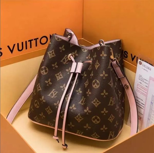 

luxurys designers neonoe bucket shoulder bags flower purses louiseity women tote brand letter viutonity genuine leather handbags vuttons cro