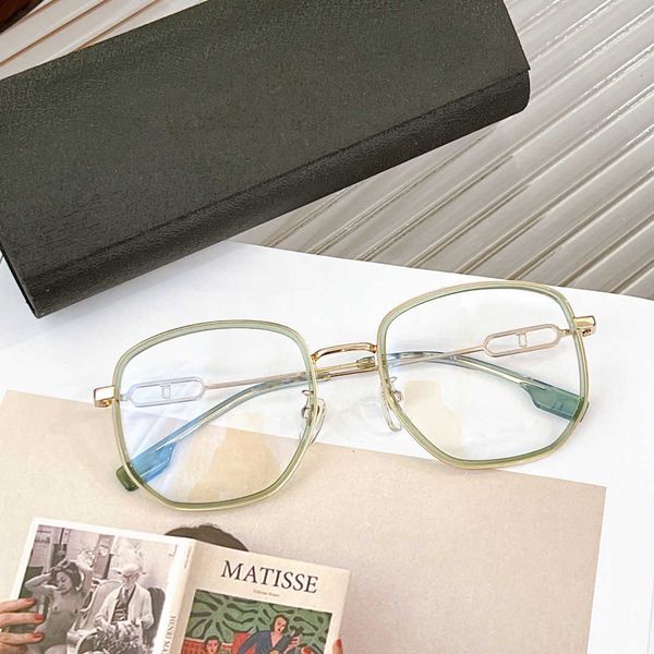 

2023 letter b luxury brand female designer male designer sunglasses new product titanium frame glasses frame clear lenses polarized sunglass, White;black