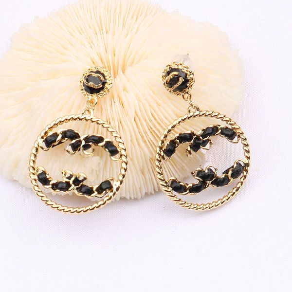 

5 color women designer ear stud earrings brand wholesale 18k gold plated designers geometry letters imitation pearl flower earring wedding p, Golden;silver
