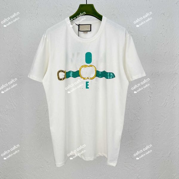 

cotton dress material 5a designer men's t-shirt embroidery beaded print short sleeve t-shirt round neck short sleeve classic solid colo, White;black