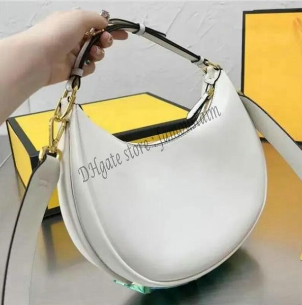 

loop bag croissant bags shoulder hobo designer bag purse half moon luxury woman baguette underarm handbag crossbody tote metal chain collect