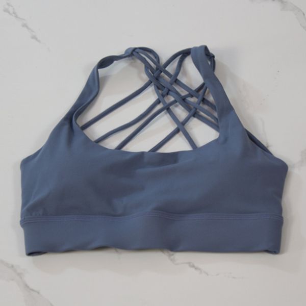 

align lu-001 women's yoga bra fitness running casual women's breathable quick-dry eight rope high shockproof yoga short bra