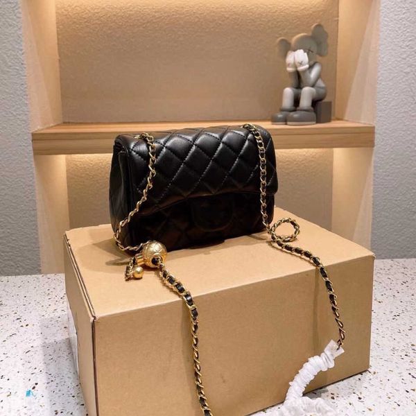 

women's luxury designer bags handbags shoulder crossbody bag tote new golden ball square fat man plaid chain single-shoulder cross-slee