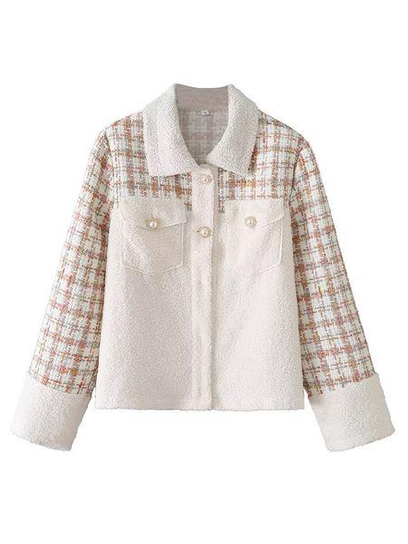 

women's jacket's buttoned jacket white longsleeved women's warm belt pocket autumn and winter 2023 woolen 230323, Black;brown
