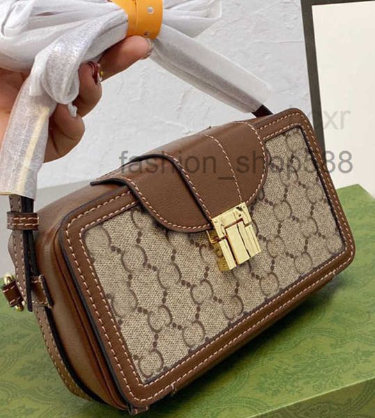 

designer new large bags women cross body 2023 lady canvas handbag little fashion brand purse cards pocket two belts pulling womens evening b
