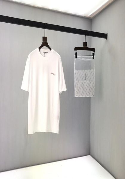 

2021ss spring and summer new high grade cotton printing short sleeve round neck panel tshirt size mlxlxxlxxxl color black w7840415, Black;brown