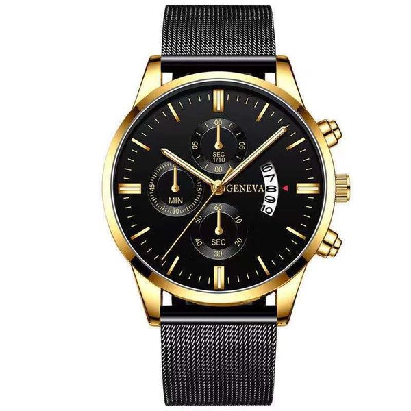 

2023 men's quartz fashion sports watches large dial watch automatic calendar wristwatch waterproof sport watch, Slivery;brown
