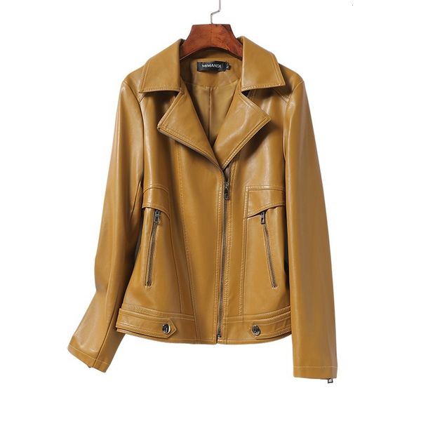 

women's jackets pu leather suede jacket spring summer women coat suit outerwear overcoat lf2301dg 230324, Black;brown