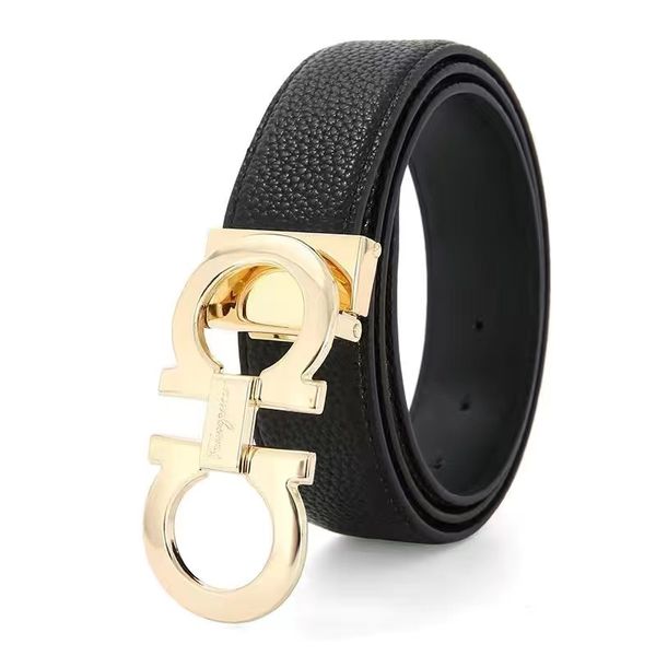 

2023 with box mens designer belt for men ferragamos luxury fashion business belts womens ceinture black metal bucklelj waistband cintura