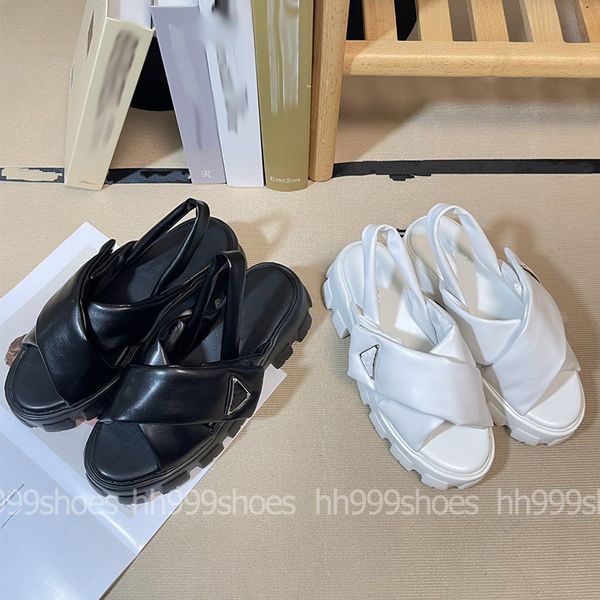 

luxry prad sandal designer sandals women, Black