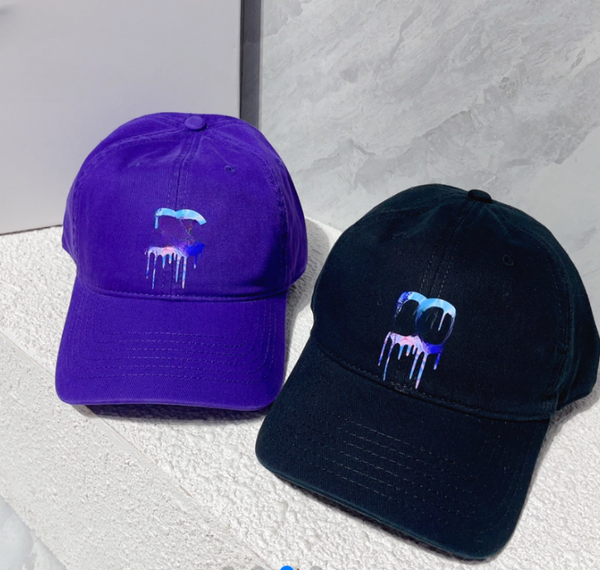 

teenagers embroidered peaked cap fashion brand women's korean-style summer thin breathable soft baseball caps, Blue;gray