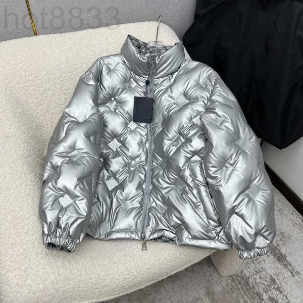 

men's down & parkas designer stylist coat parka winter jacket fashion women's space silver ab face 7ksr, Black
