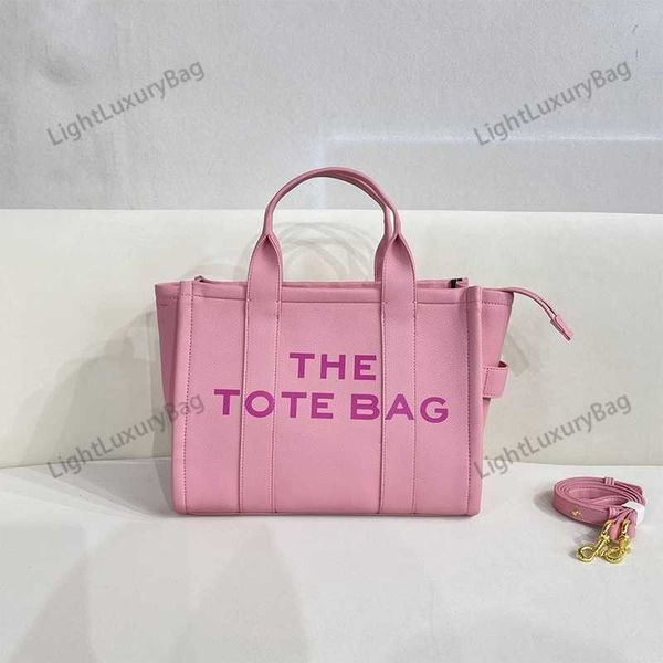 

barbie pink handbags letter crossbody bag designer the tote bag leather shoulder bag fashion women leather classic luxury large capacity out