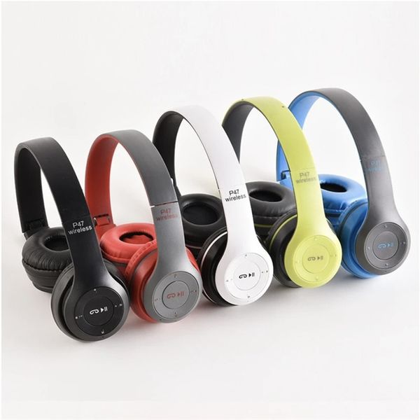 

wireless bluetooth earphones headset game music stereo phone headphones gaming computer phone mp3 universal headset for kid gift wholesale