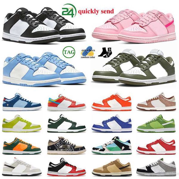 

2023 designer running shoes for men women reverse panda georgetown triple pink sb dunks low dunked lows white black grey fog chunky dunky me