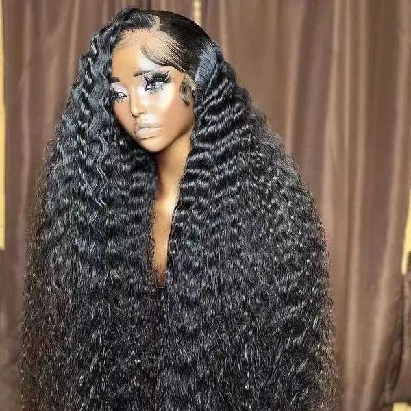 

new front lace wig small curly lace wig front wig hair wigs230323, Black