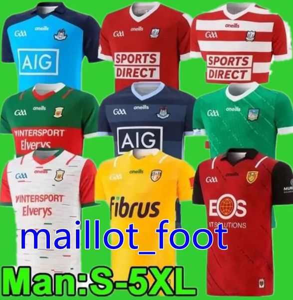 

2023 limerick cork dublin gaa jerseys 2022 22 23 down louth antrim wicklow mayo hurling derry retro cork classic home away shirt zz, Black;gray