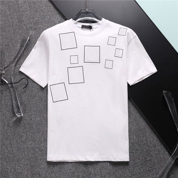 

mens designers t shirt man womens tshirts with letters print short sleeves round summer shirts men loose tees asian size m-xxxl, White;black