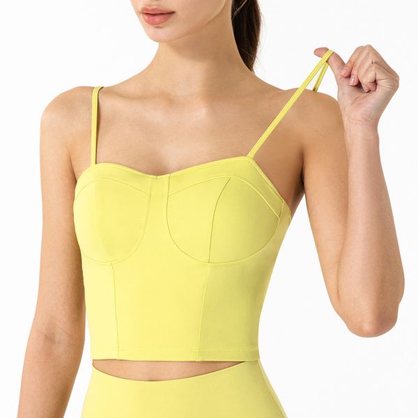 

athletica women yoga outfits wrap plastic tank removable chest cushion outdoor sports slipper