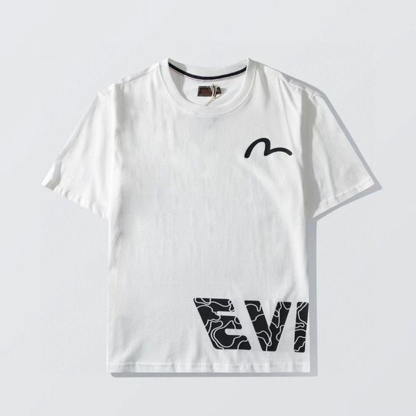 

30% off 23sss mens t shirt designer short sleeve designer shirt men's tees pure cotton letter printing fashion casual couple same cloth, White;black