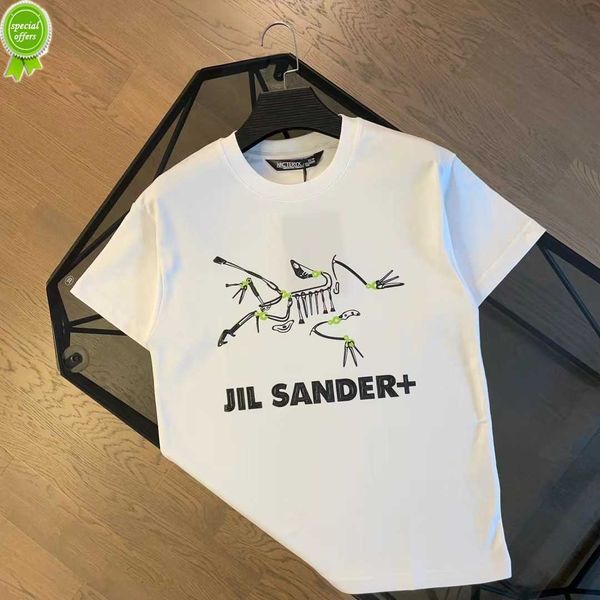 

arc'teryss t shirt arc men s tee 2023 high edition family long sleeve loose round neck couple g0ak, White;black