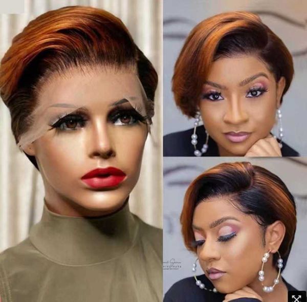 

new short wig women's fashion dyed short straight hair chemical fiber headwear230323, Black